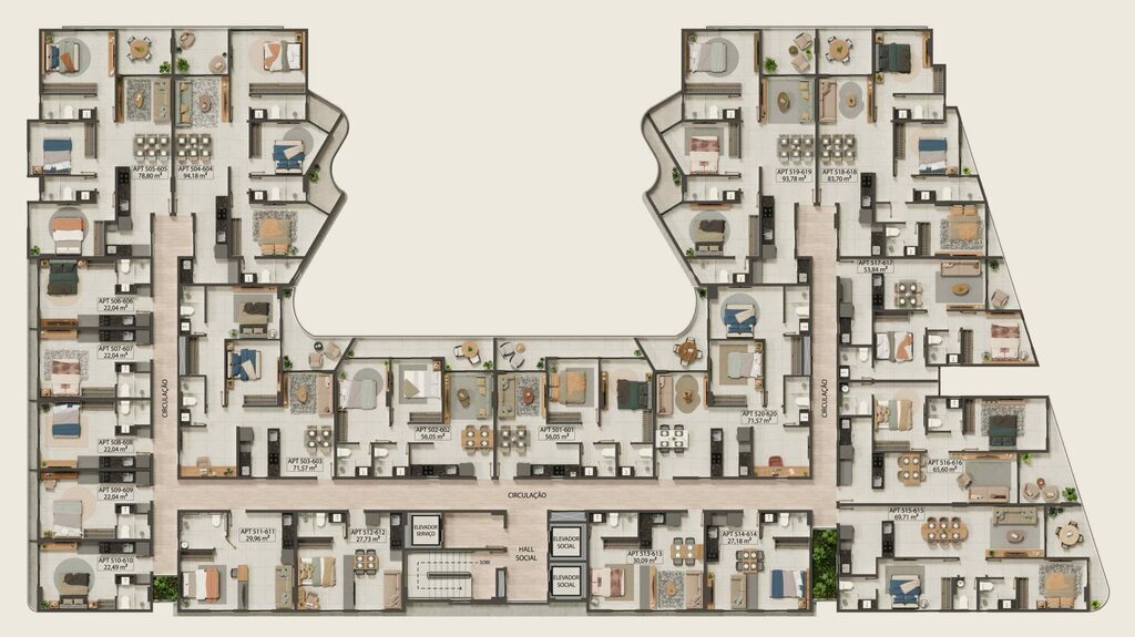 Apartamento à venda com 2 quartos, 69m² - Foto 38