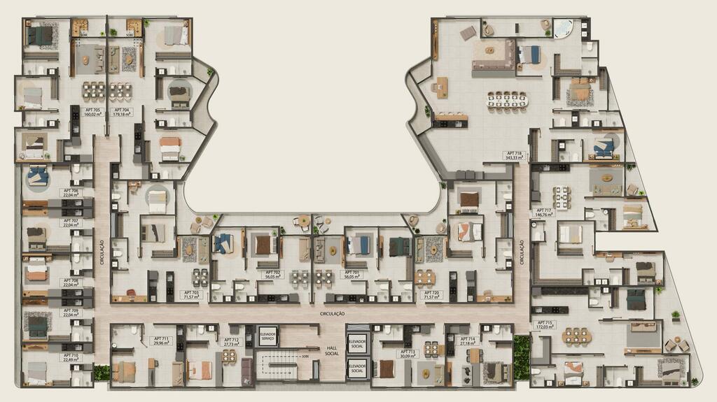 Apartamento à venda com 2 quartos, 69m² - Foto 39
