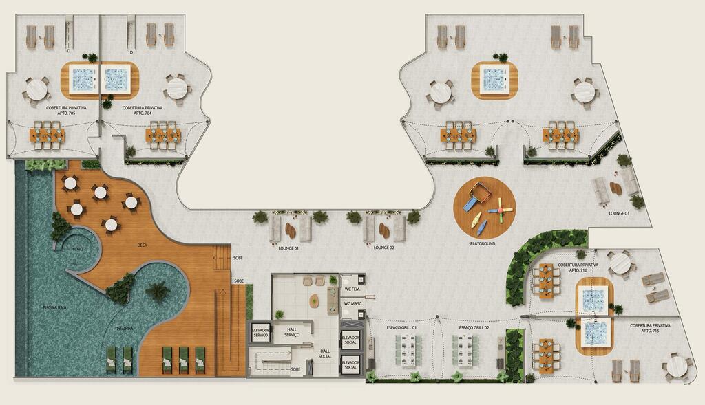Apartamento à venda com 2 quartos, 69m² - Foto 40