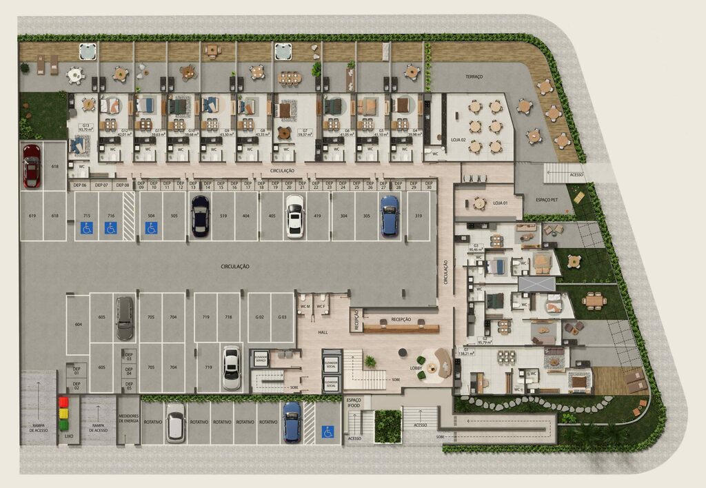 Apartamento à venda com 2 quartos, 69m² - Foto 41