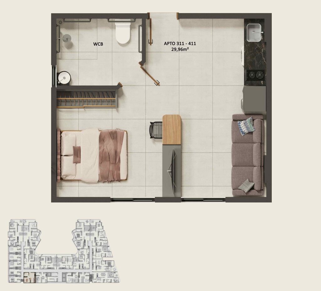 Apartamento à venda com 2 quartos, 69m² - Foto 43