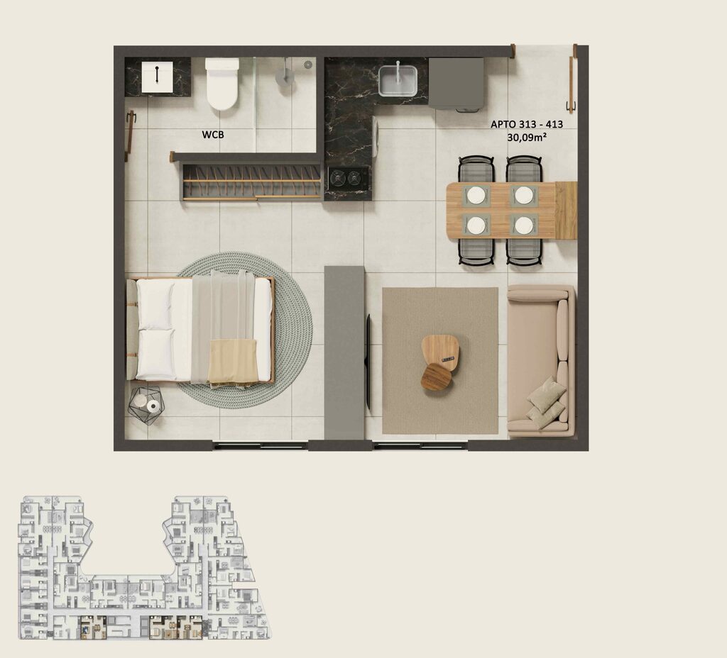 Apartamento à venda com 2 quartos, 69m² - Foto 44