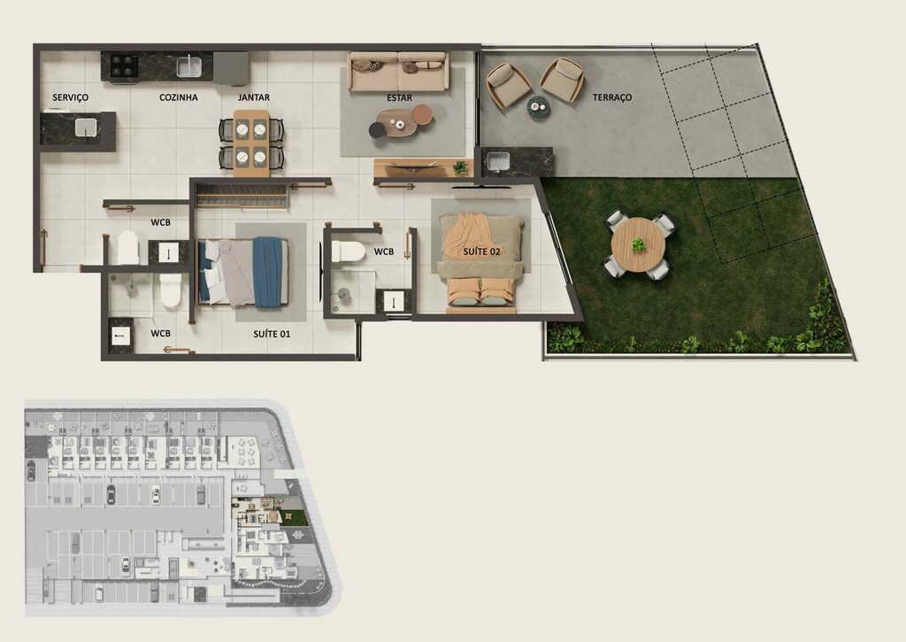 Apartamento à venda com 2 quartos, 69m² - Foto 54