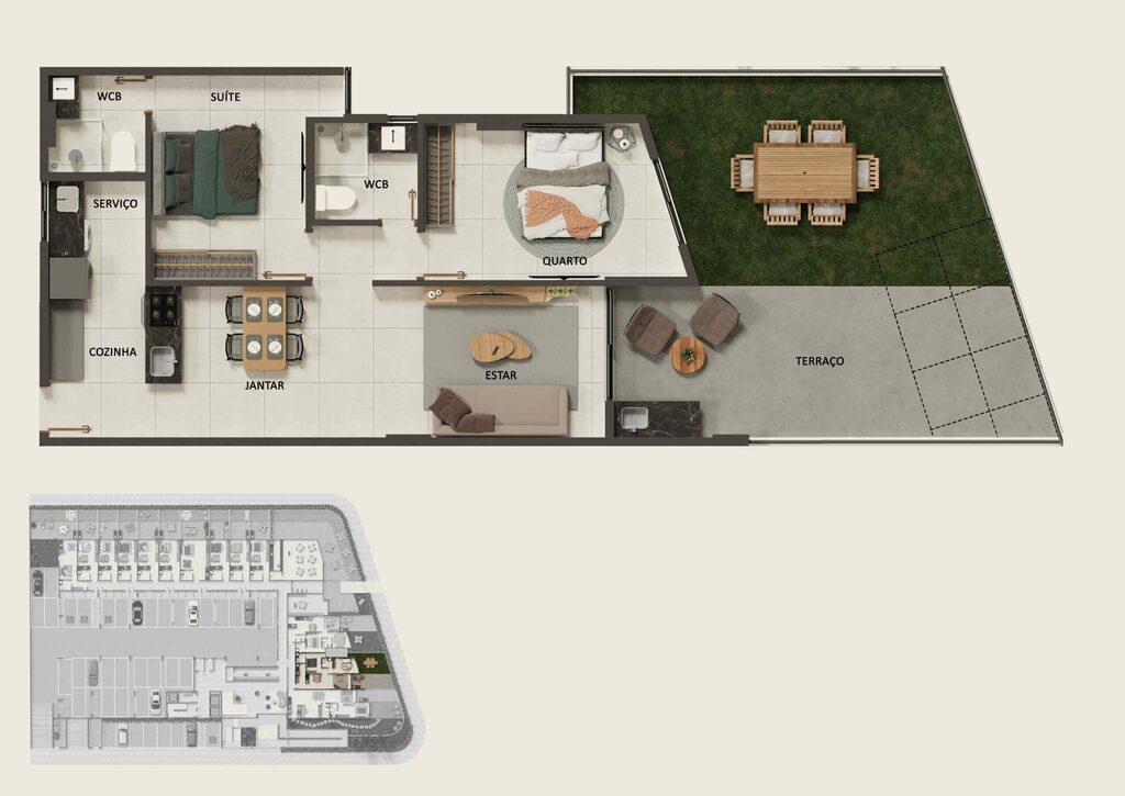 Apartamento à venda com 2 quartos, 69m² - Foto 56