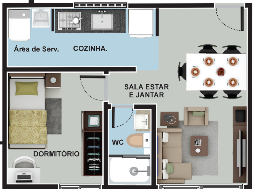 Apartamento à venda com 2 quartos, 142m² - Foto 3