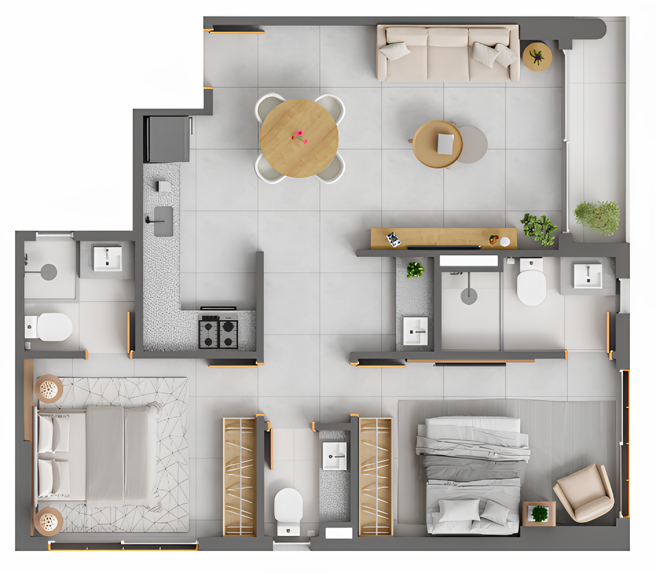 Apartamento à venda com 2 quartos, 49m² - Foto 18