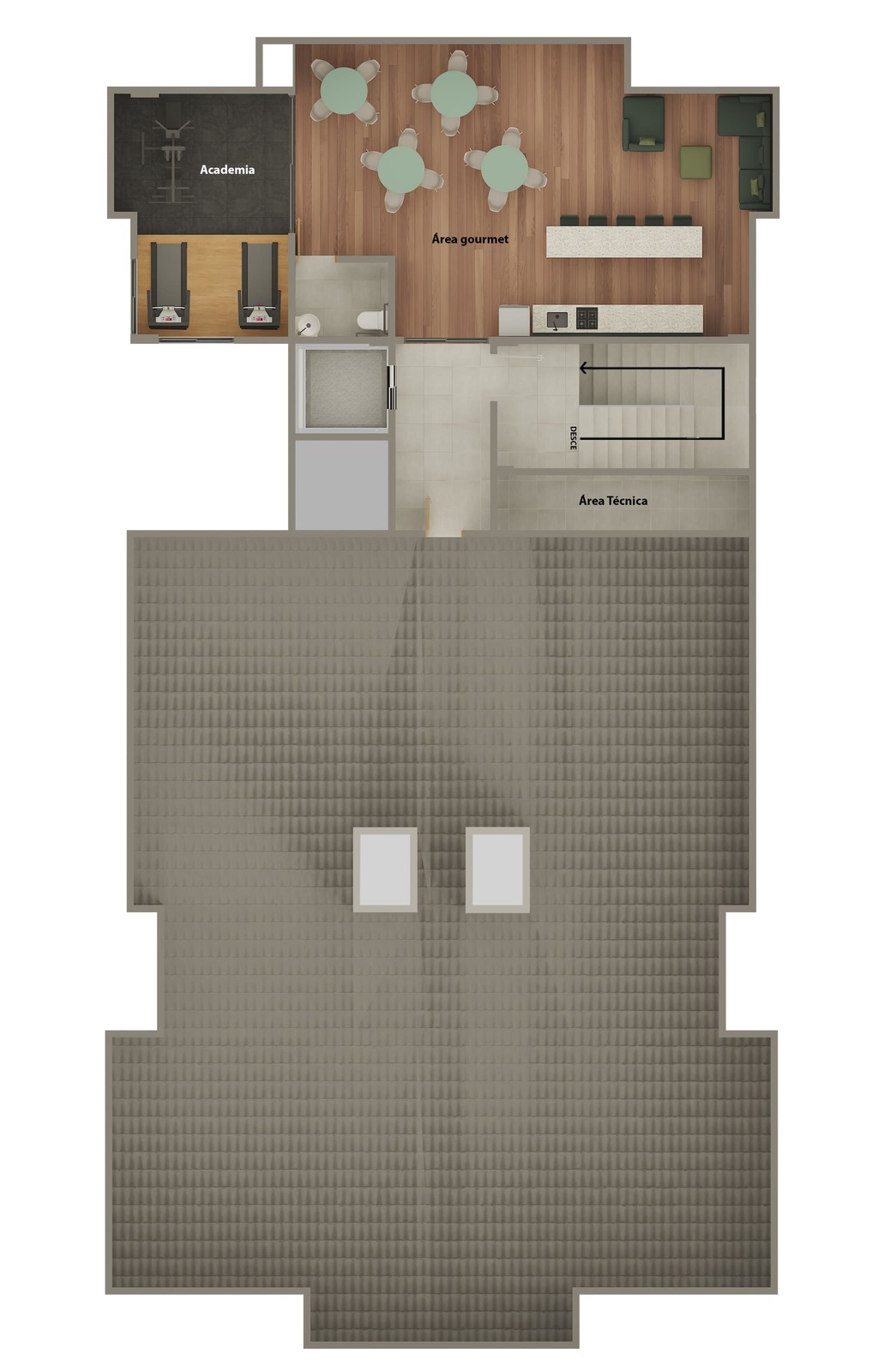 Apartamento à venda com 2 quartos, 46m² - Foto 7