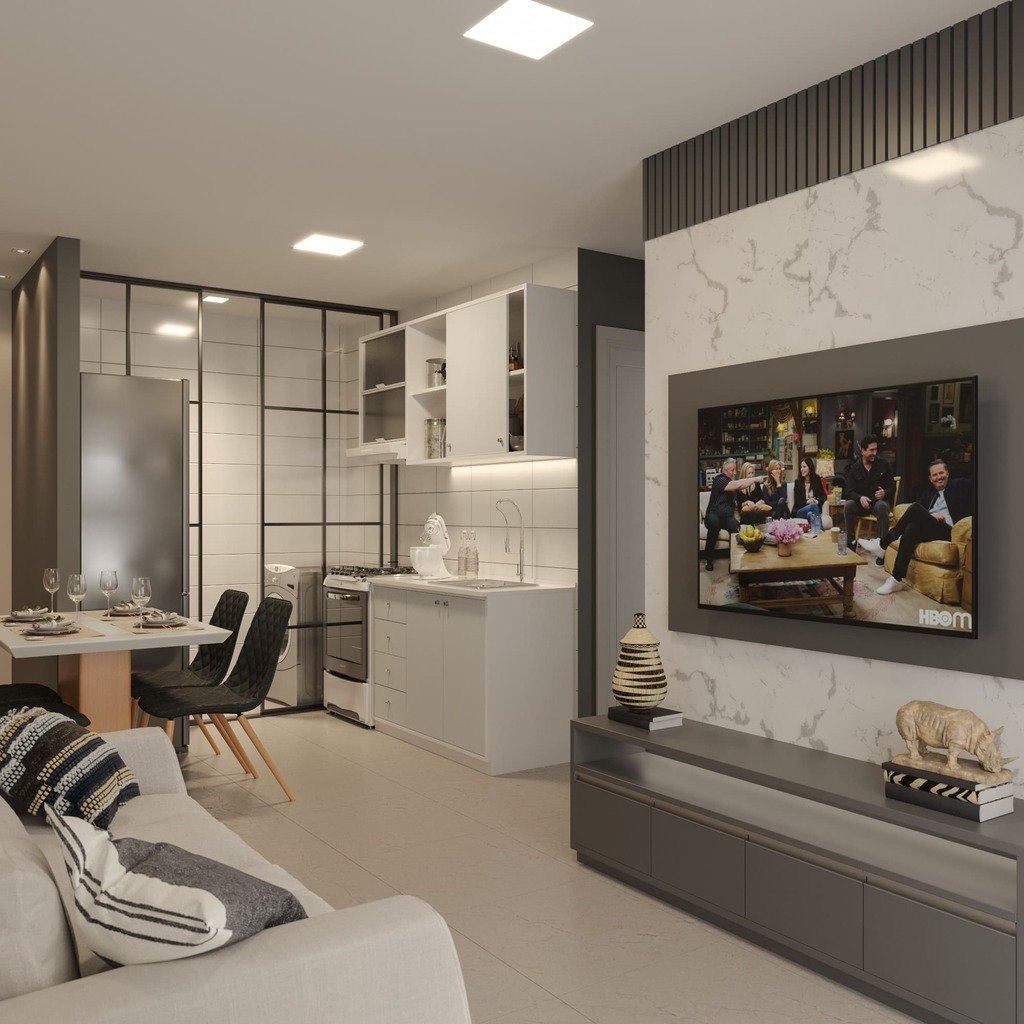 Apartamento à venda com 2 quartos, 46m² - Foto 3