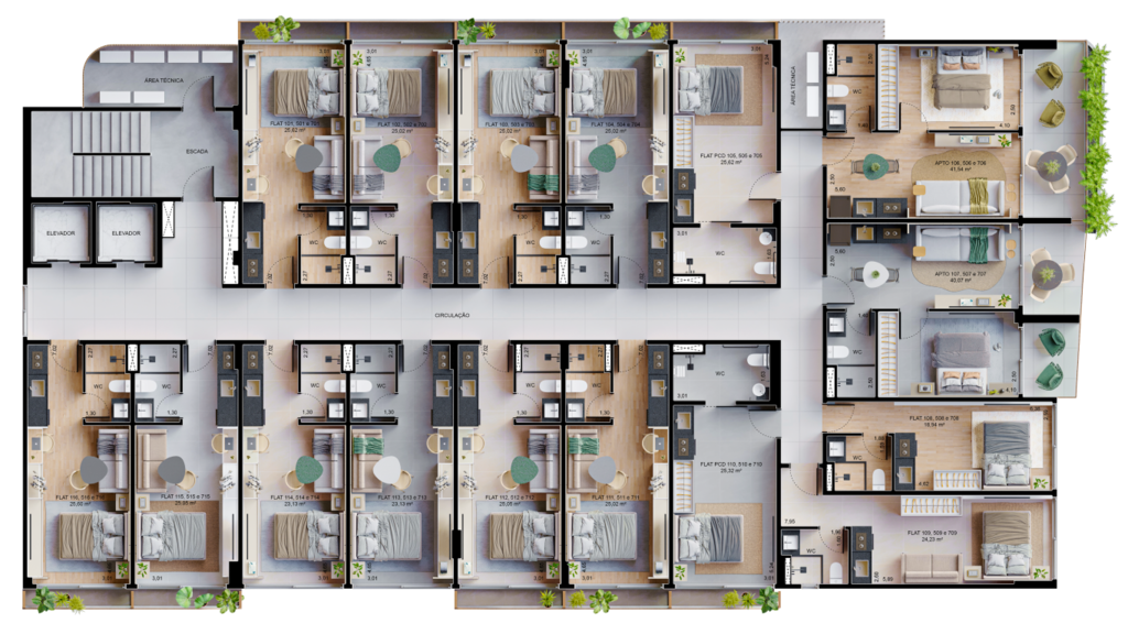 Apartamento à venda com 1 quarto, 25m² - Foto 25