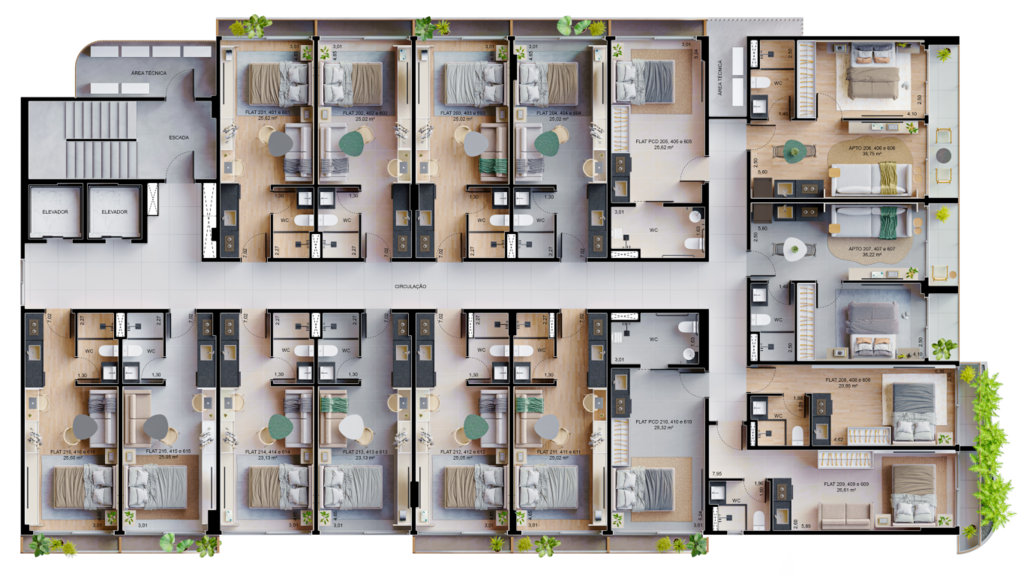 Apartamento à venda com 1 quarto, 25m² - Foto 26