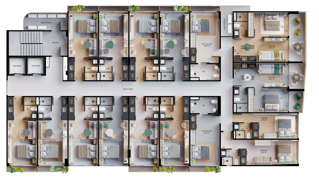 Apartamento à venda com 1 quarto, 25m² - Foto 27