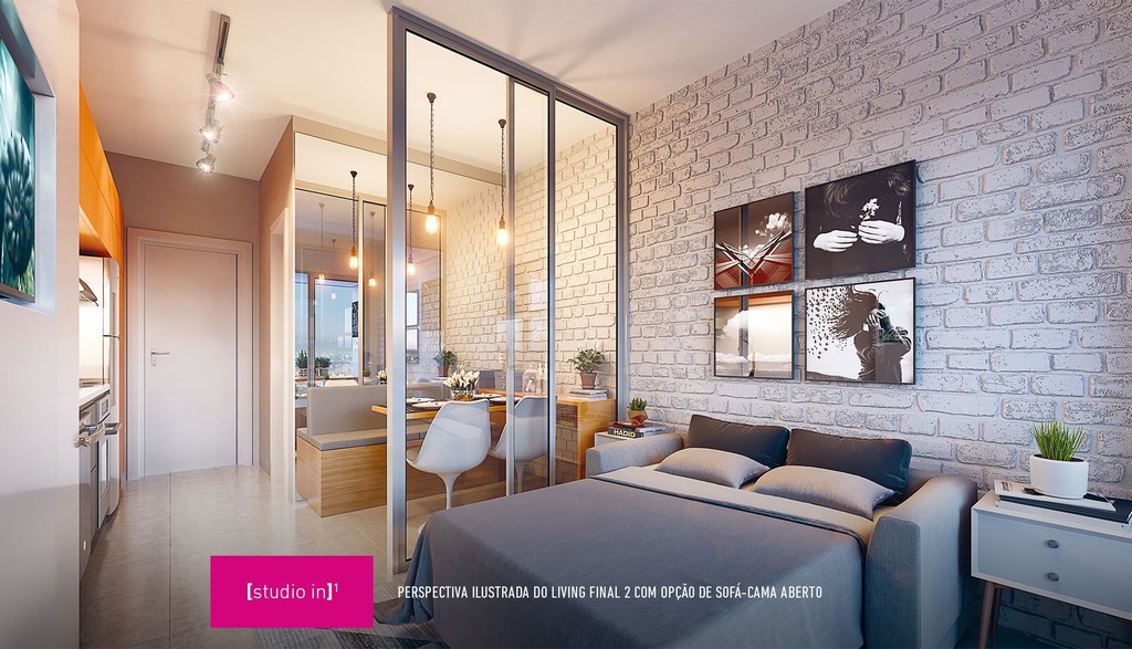 Studio à venda em São Paulo, Moema, com 1 quarto, 25,89m² - Renaldo Moura