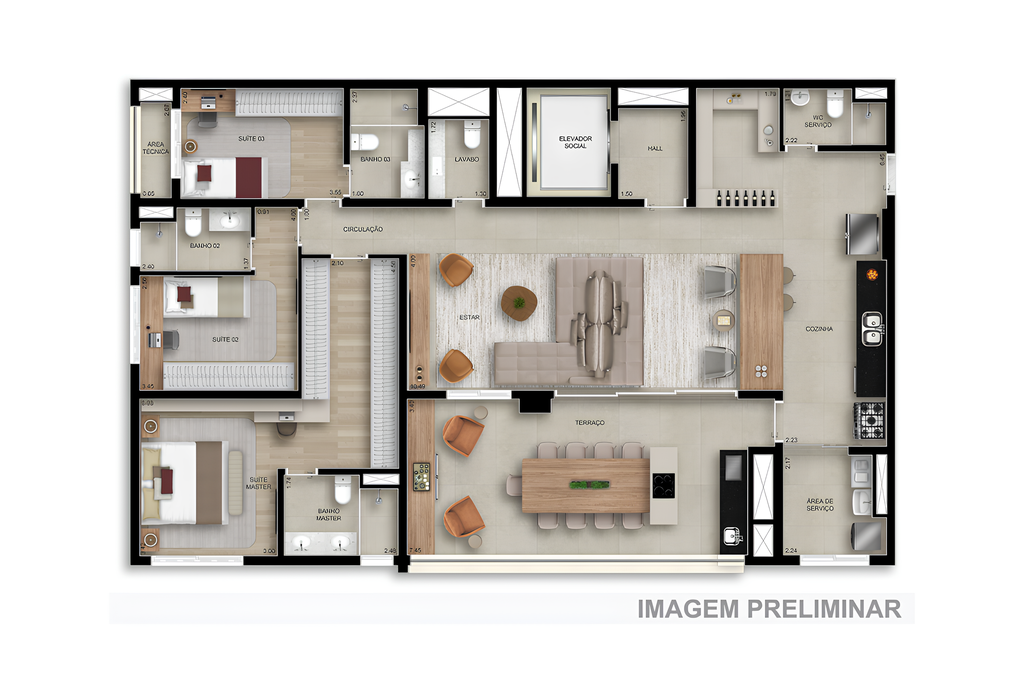Cobertura à venda com 3 quartos, 267m² - Foto 30