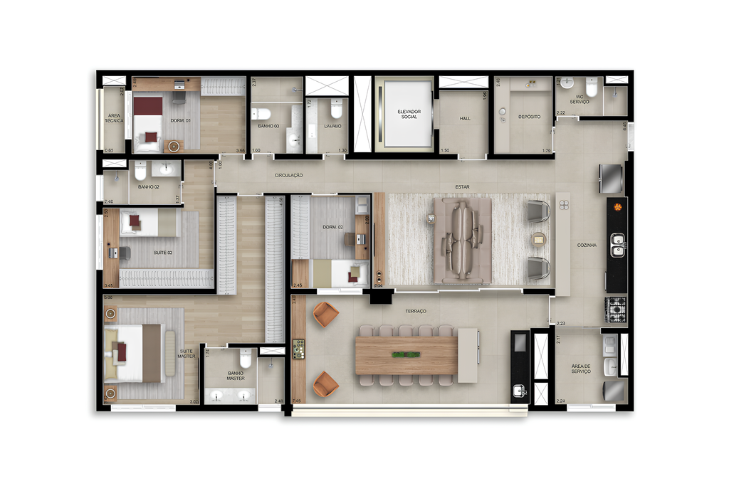 Cobertura à venda com 3 quartos, 267m² - Foto 31