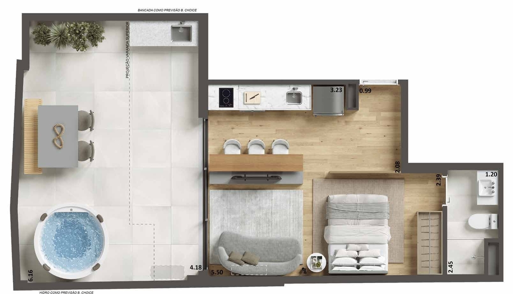 Apartamento à venda com 1 quarto, 39m² - Foto 21