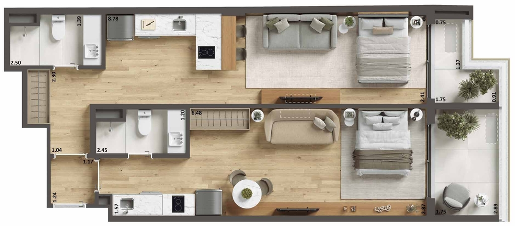 Apartamento à venda com 1 quarto, 39m² - Foto 24