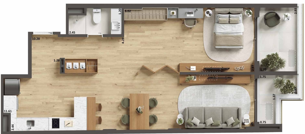 Apartamento à venda com 1 quarto, 39m² - Foto 26
