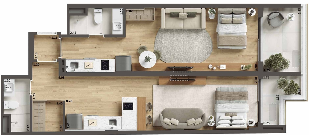 Apartamento à venda com 1 quarto, 39m² - Foto 27