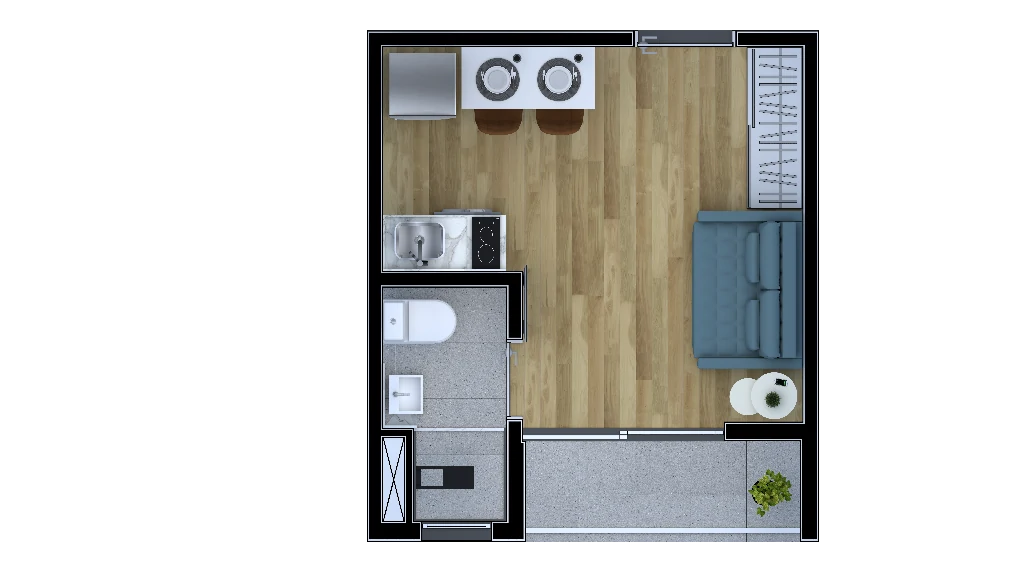 Apartamento à venda com 1 quarto, 17m² - Foto 24