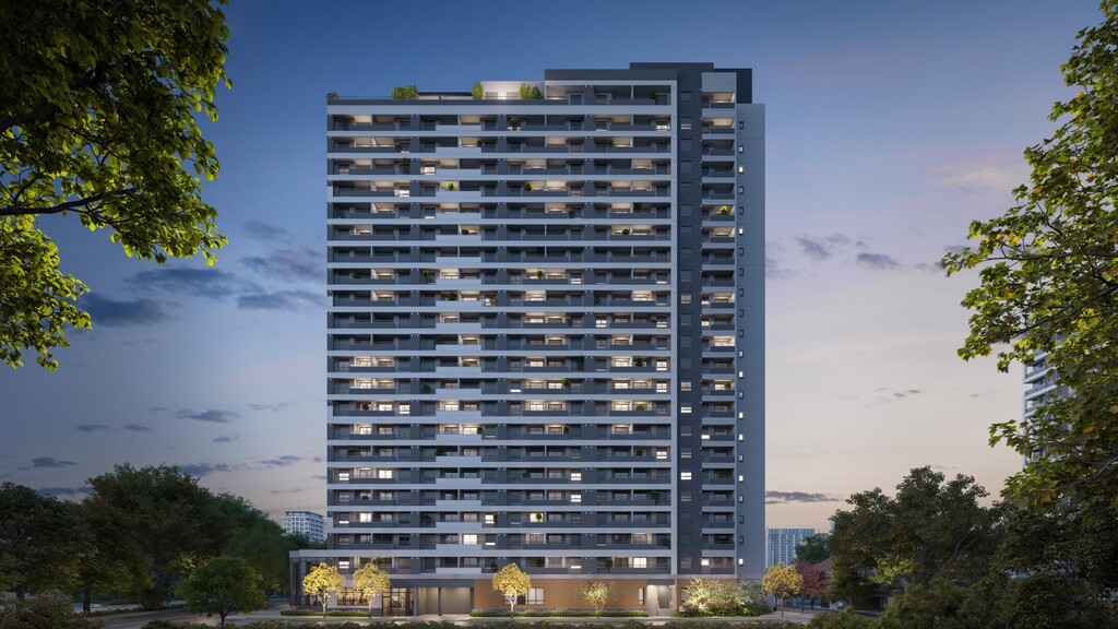 Studio à venda em São Paulo, Campo Belo, com 1 quarto, 30,31m² - Chaves Imob