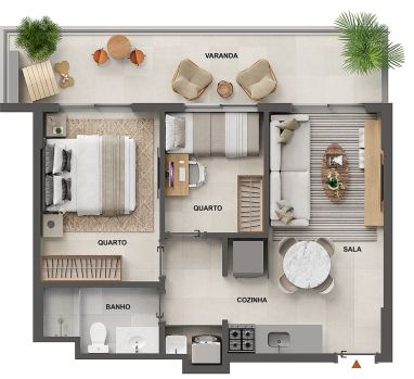 Apartamento, 1 quarto, 51 m² - Foto 32