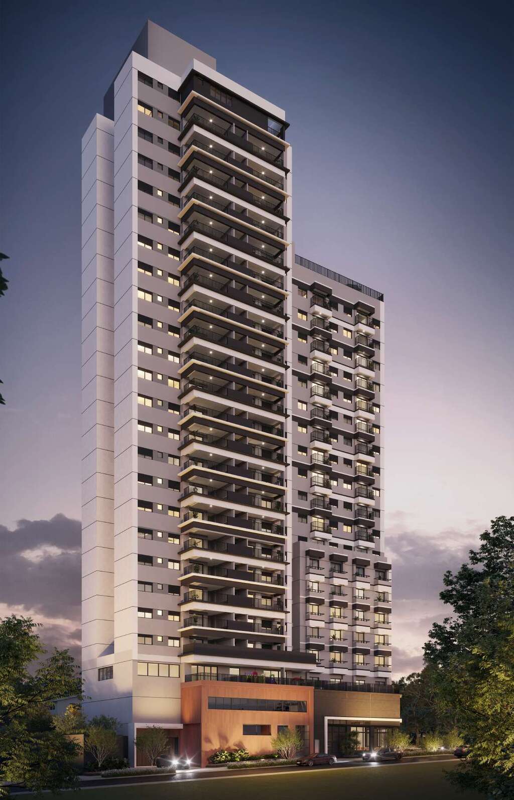 Fachada - Apartamento à venda em São Paulo, Vila Dom Pedro I, com 3 quartos, 78,44m²