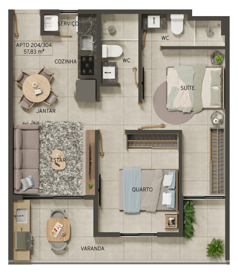 Cobertura à venda com 2 quartos, 84m² - Foto 38