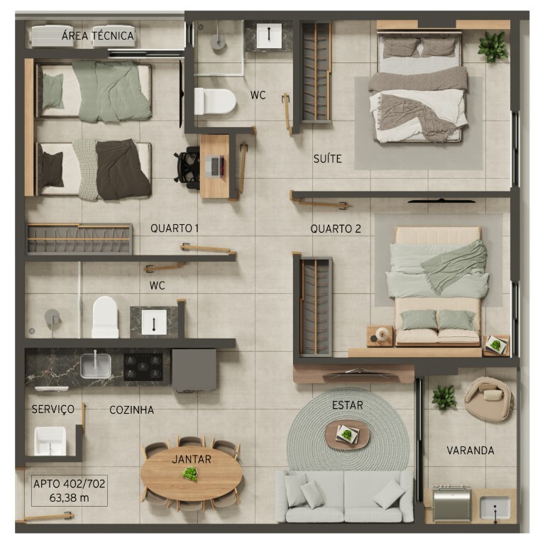Cobertura à venda com 2 quartos, 84m² - Foto 39