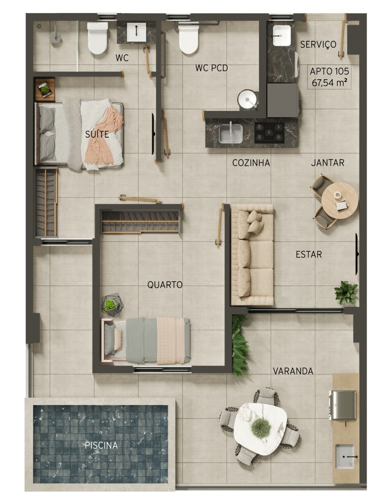 Cobertura à venda com 2 quartos, 84m² - Foto 41