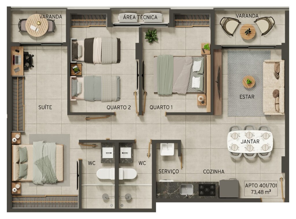 Cobertura à venda com 2 quartos, 84m² - Foto 44