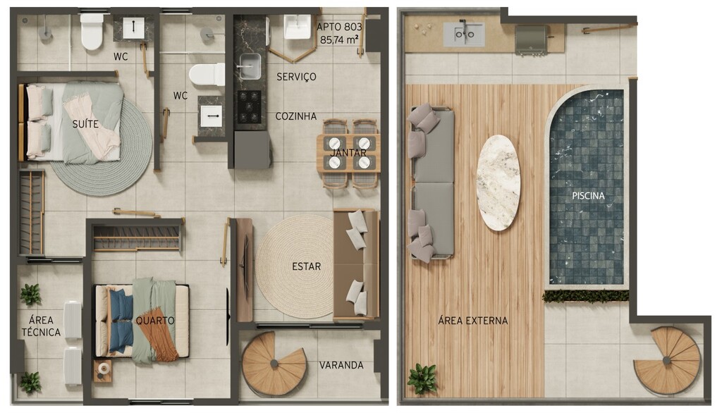 Cobertura à venda com 2 quartos, 84m² - Foto 48