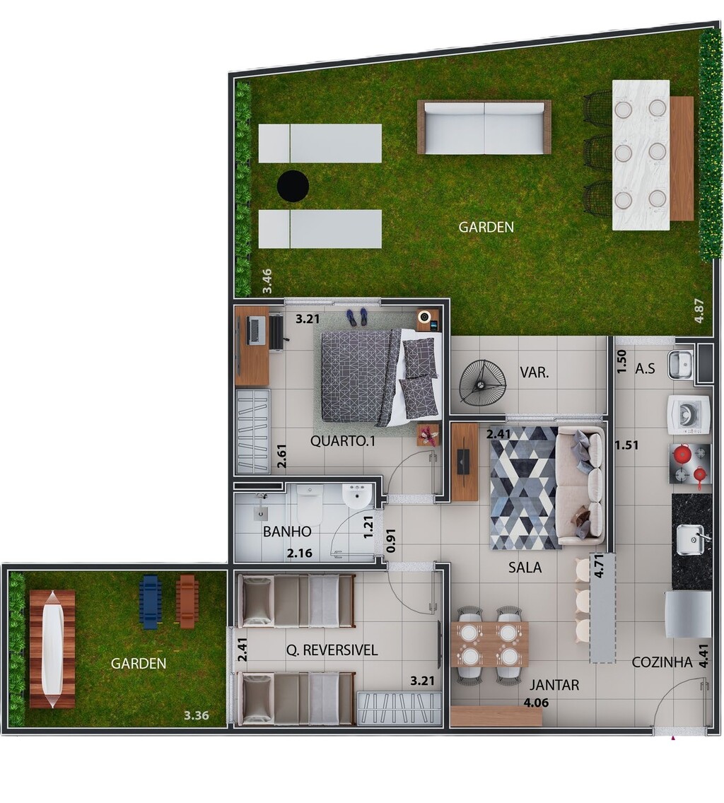 Apartamento, 2 quartos, 54 m² - Foto 36