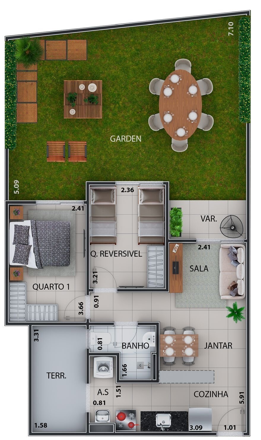 Apartamento, 2 quartos, 54 m² - Foto 38