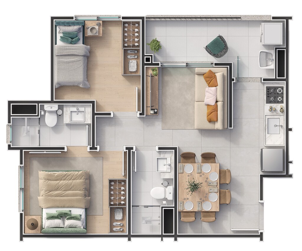 Apartamento à venda com 1 quarto, 32m² - Foto 22
