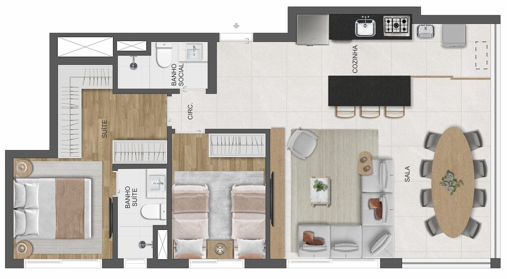 Apartamento, 4 quartos, 226 m² - Foto 9