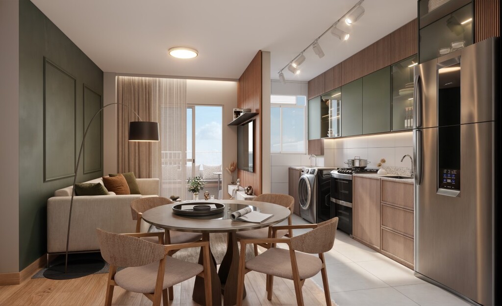 Apartamento Garden à venda com 1 quarto, 56.74m² - Jardim Limoeiro,Serra
