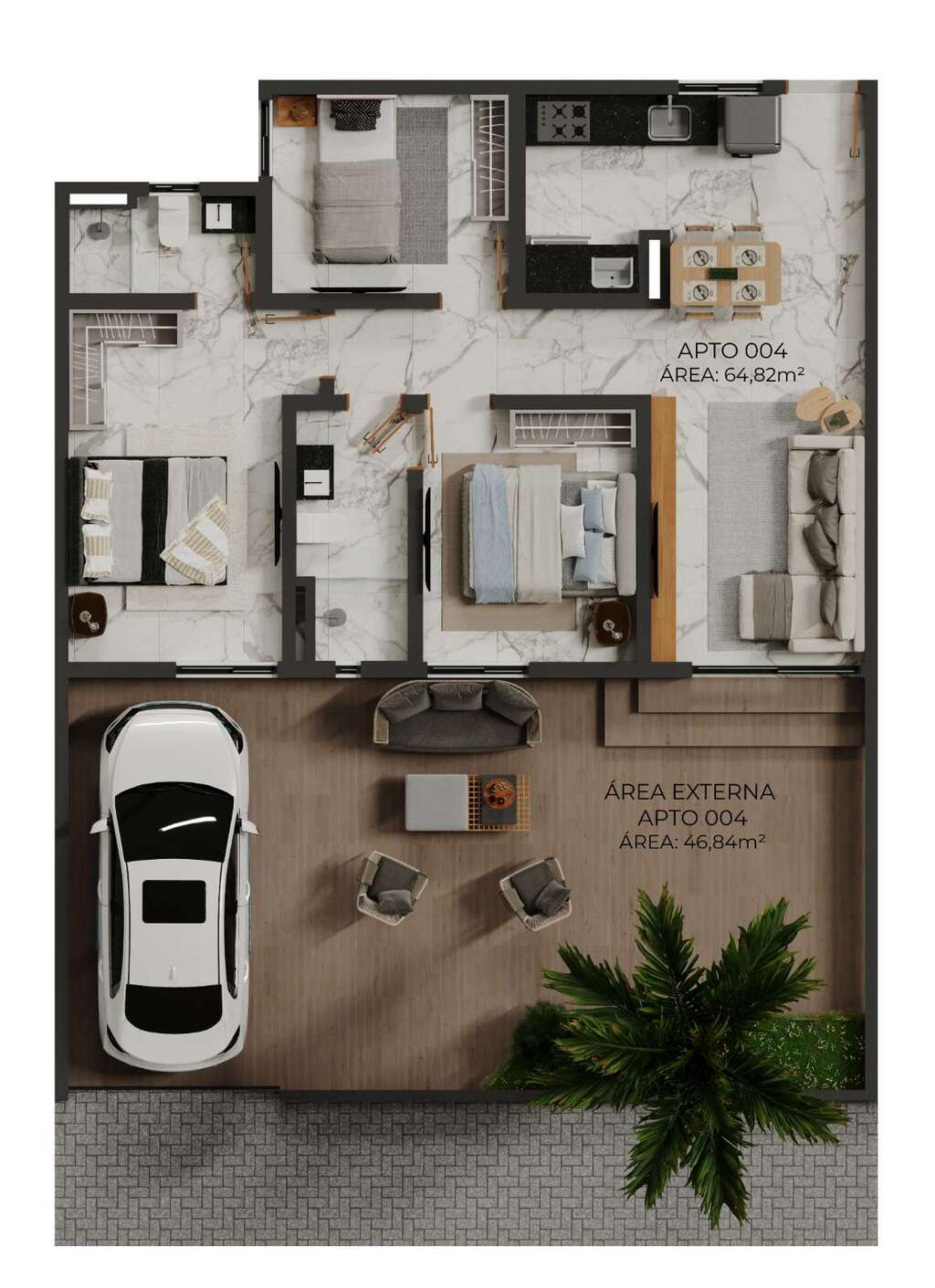 Apartamento à venda com 2 quartos, 54m² - Foto 28
