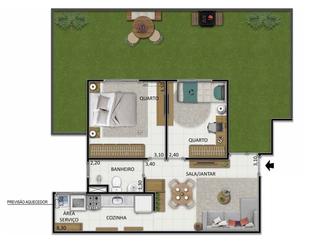 Apartamento, 2 quartos, 63 m² - Foto 19