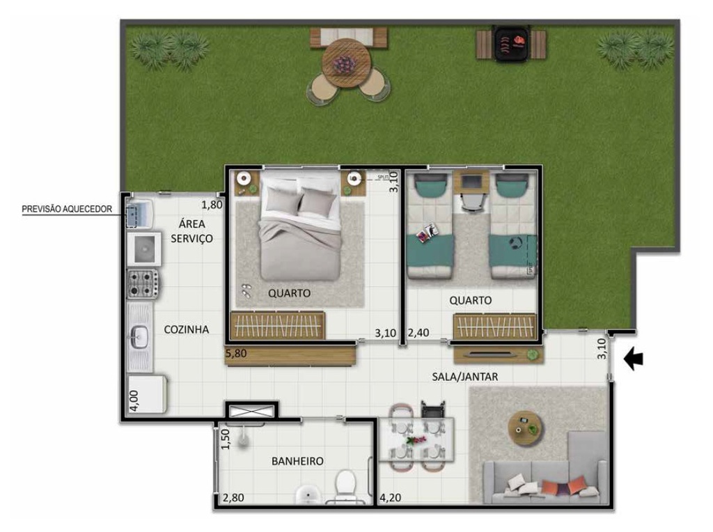 Apartamento, 2 quartos, 63 m² - Foto 21