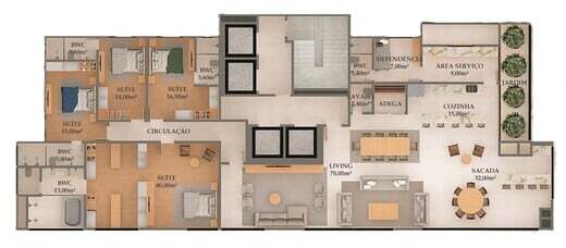 Apartamento, 4 quartos, 190 m² - Foto 4