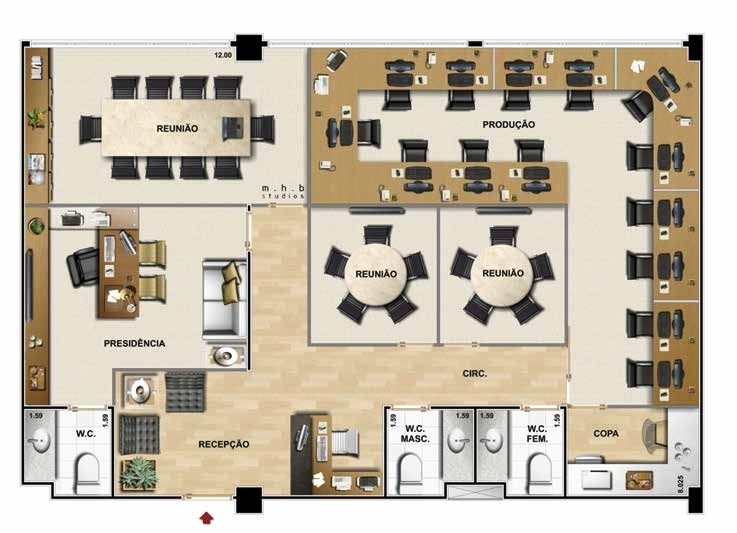 Planta 04 - 97,32m²