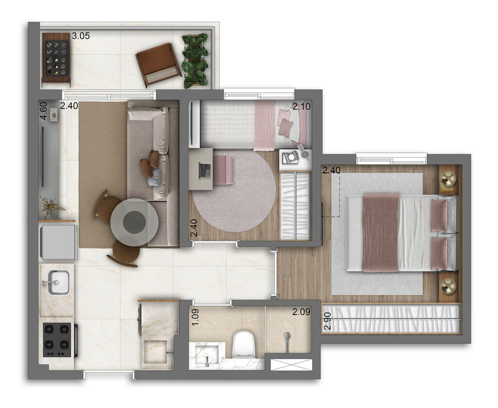 Cobertura à venda com 2 quartos, 60m² - Foto 26