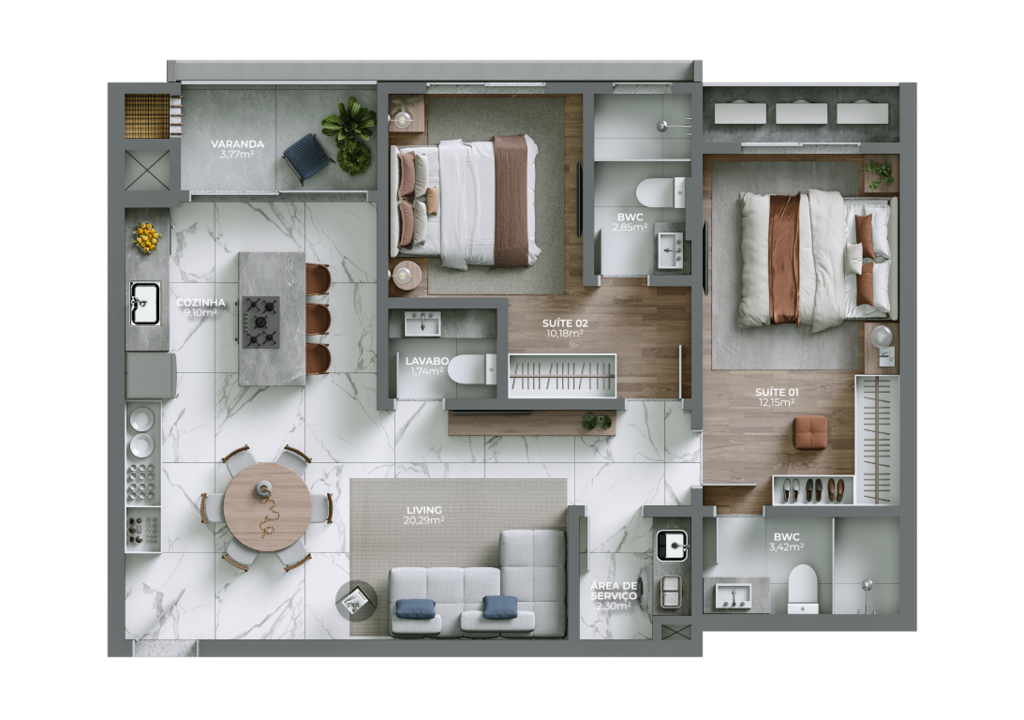 Cobertura à venda com 4 quartos, 185m² - Foto 15