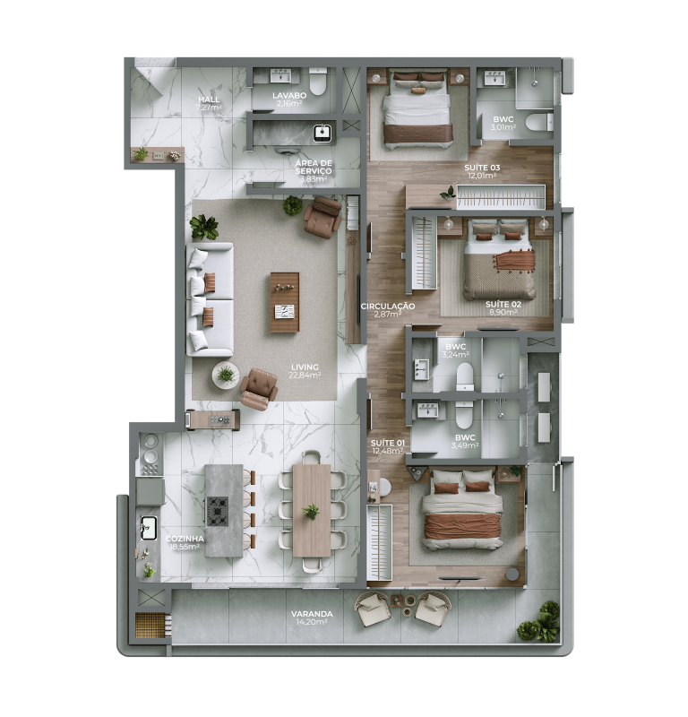 Cobertura à venda com 4 quartos, 185m² - Foto 19
