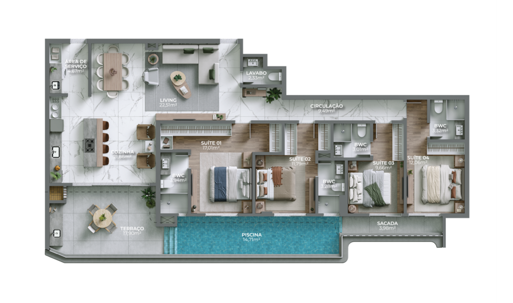 Cobertura à venda com 4 quartos, 185m² - Foto 14