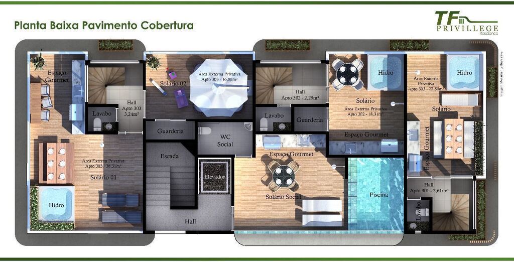 Apartamento à venda com 2 quartos, 68m² - Foto 9