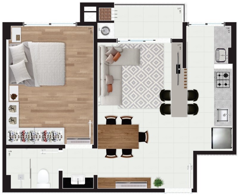 Apartamento à venda com 3 quartos, 72m² - Foto 14