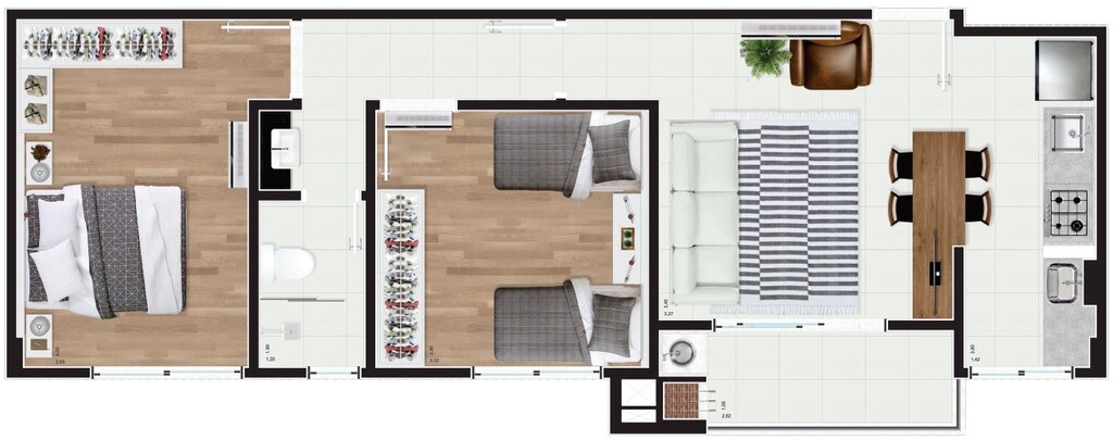Apartamento à venda com 3 quartos, 72m² - Foto 15