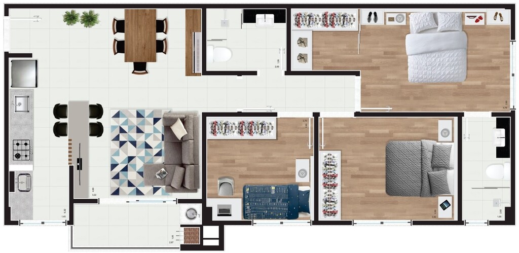 Apartamento à venda com 3 quartos, 72m² - Foto 17