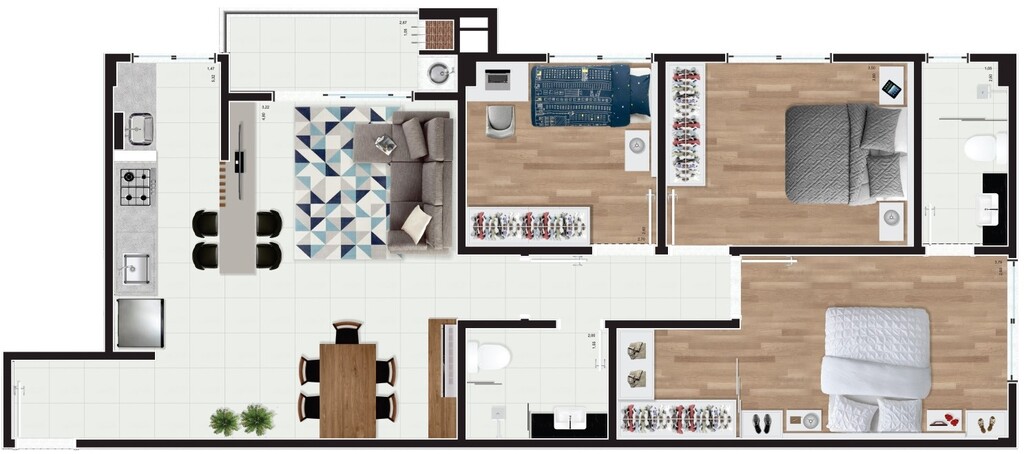 Apartamento à venda com 3 quartos, 72m² - Foto 18